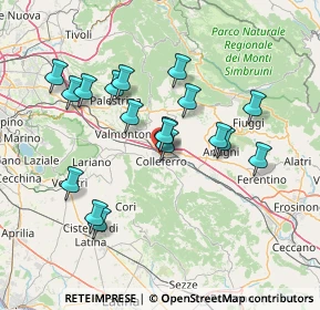 Mappa Via Romana, 00034 Colleferro RM, Italia (14.21944)