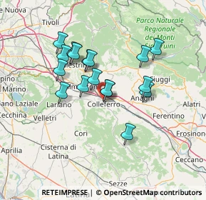 Mappa Via Romana, 00034 Colleferro RM, Italia (12.38353)