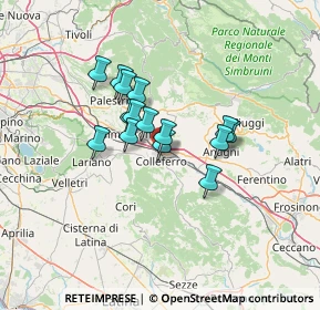 Mappa Via Romana, 00034 Colleferro RM, Italia (10.07067)