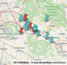 Mappa Via Romana, 00034 Colleferro RM, Italia (9.92667)