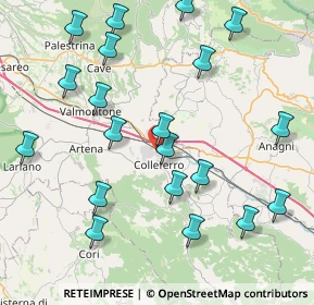 Mappa Via Romana, 00034 Colleferro RM, Italia (9.9105)