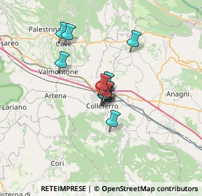 Mappa Via Romana, 00034 Colleferro RM, Italia (4.24417)