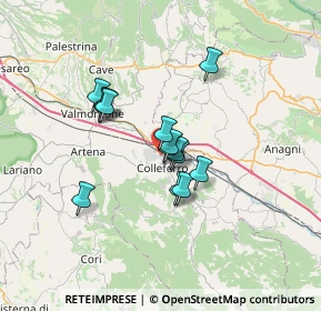Mappa Via Romana, 00034 Colleferro RM, Italia (5.09429)