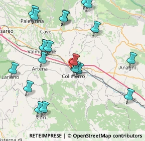 Mappa Via Romana, 00034 Colleferro RM, Italia (9.928)