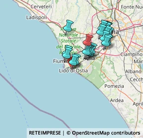 Mappa Viale Alfredo Zambrini, 00100 Lido di Ostia RM, Italia (13.2275)