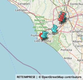 Mappa Viale Alfredo Zambrini, 00100 Lido di Ostia RM, Italia (14.49615)