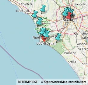 Mappa Viale Alfredo Zambrini, 00100 Lido di Ostia RM, Italia (18.0555)