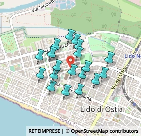 Mappa Via Carlo Bosio, 00121 Lido di Ostia RM, Italia (0.358)