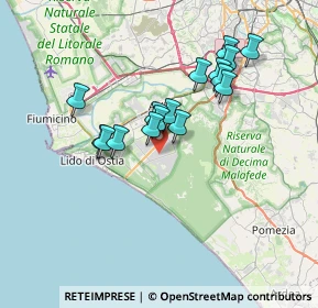 Mappa Via Giovan Battista Lulli, 00124 Roma RM, Italia (6.38563)