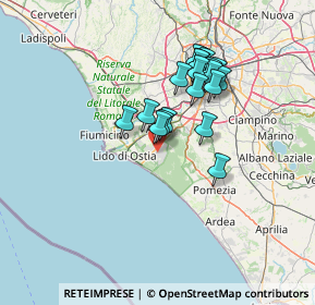 Mappa Via Giovan Battista Lulli, 00124 Roma RM, Italia (12.143)