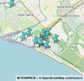 Mappa Via delle Baleari, 00100 Lido di Ostia RM, Italia (1.21909)