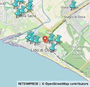 Mappa Via delle Baleari, 00100 Lido di Ostia RM, Italia (2.41857)
