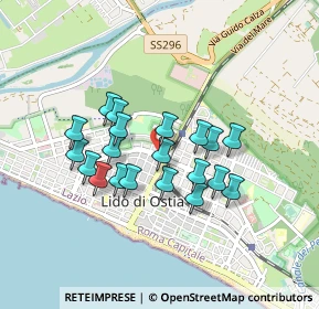 Mappa Via delle Antille, 00121 Lido di Ostia RM, Italia (0.757)