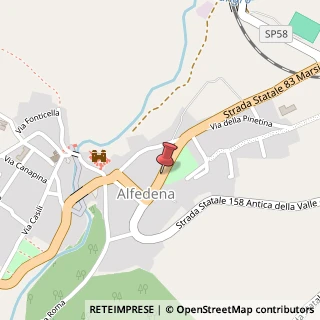 Mappa Via Roma, 32, 67030 Alfedena AQ, Italia, 67030 Alfedena, L'Aquila (Abruzzo)
