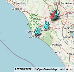 Mappa Via Capo Palinuro, 00100 Lido di Ostia RM, Italia (15.46294)