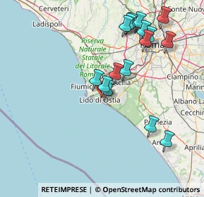 Mappa Via Capo Palinuro, 00122 Lido di Ostia RM, Italia (16.92125)