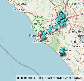 Mappa Via Capo Palinuro, 00100 Lido di Ostia RM, Italia (16.16706)