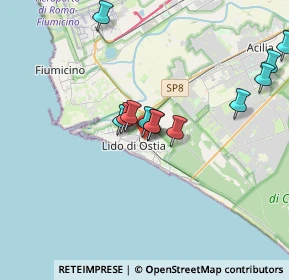Mappa Via Capo Palinuro, 00122 Lido di Ostia RM, Italia (3.4825)