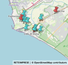 Mappa Via Capo Palinuro, 00122 Lido di Ostia RM, Italia (2.96364)