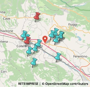 Mappa SP 127, 03012 Anagni FR, Italia (6.22)