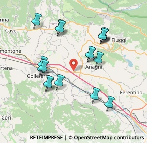 Mappa SP 127, 03012 Anagni FR, Italia (7.83833)