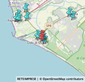 Mappa Piazza Tolosetto Farinati degli Uberti - Box, 00122 Lido di Ostia RM, Italia (3.93857)