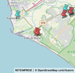 Mappa Piazza Tolosetto Farinati degli Uberti - Box, 00122 Lido di Ostia RM, Italia (5.68273)