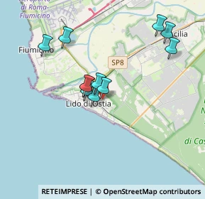 Mappa Piazza Tolosetto Farinati degli Uberti - Box, 00122 Lido di Ostia RM, Italia (3.36818)