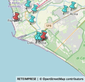 Mappa Piazza Tolosetto Farinati degli Uberti - Box, 00122 Lido di Ostia RM, Italia (3.69769)