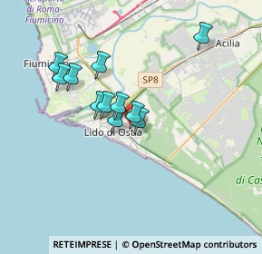 Mappa Piazza Tolosetto Farinati degli Uberti - Box, 00122 Lido di Ostia RM, Italia (2.98364)