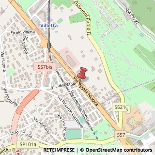 Mappa Via appia 43, 00041 Albano Laziale, Roma (Lazio)