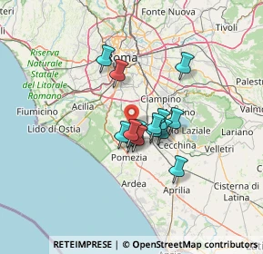 Mappa 00071 Roma RM, Italia (9.19357)