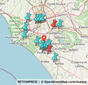 Mappa 00071 Roma RM, Italia (12.36188)