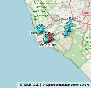 Mappa Viale delle Repubbliche Marinare, 00121 Lido di Ostia RM, Italia (4.05)
