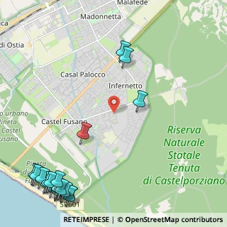 Mappa Via Luserna, 00124 Roma RM, Italia (3.716)