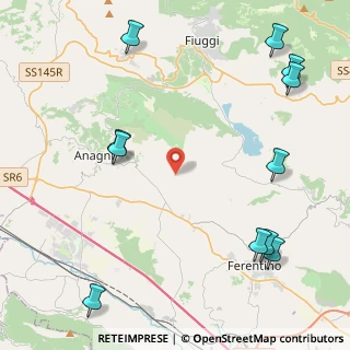 Mappa Via Romagnano, 03012 Anagni FR, Italia (6.26364)