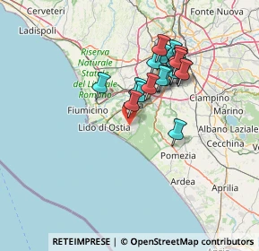 Mappa Via Orazio Vecchi, 00124 Roma RM, Italia (12.6935)