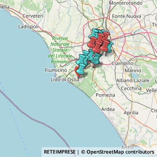 Mappa Via Orazio Vecchi, 00124 Roma RM, Italia (12.4165)