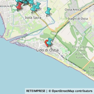 Mappa Via delle Baleniere, 00122 Lido di Ostia RM, Italia (4.3175)