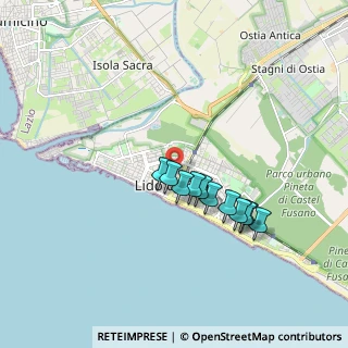 Mappa Via delle Baleniere, 00122 Lido di Ostia RM, Italia (1.54)