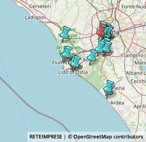 Mappa 00100 Lido di Ostia RM, Italia (14.1085)