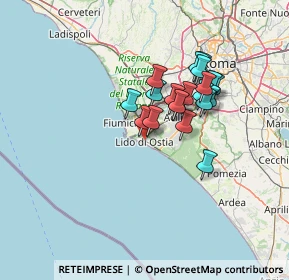 Mappa 00100 Lido di Ostia RM, Italia (11.278)