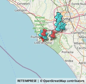 Mappa 00100 Lido di Ostia RM, Italia (10.875)