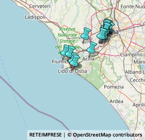 Mappa 00100 Lido di Ostia RM, Italia (14.81235)