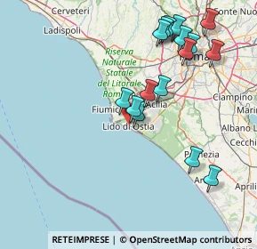 Mappa 00100 Lido di Ostia RM, Italia (17.27188)