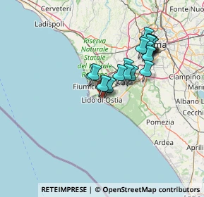 Mappa 00100 Lido di Ostia RM, Italia (12.455)