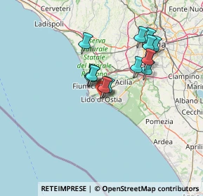 Mappa 00100 Lido di Ostia RM, Italia (12.10923)