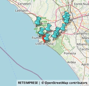 Mappa 00100 Lido di Ostia RM, Italia (11.32846)