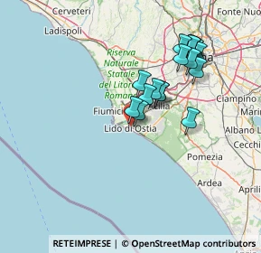Mappa 00100 Lido di Ostia RM, Italia (13.63588)