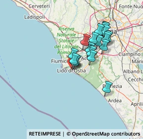 Mappa 00100 Lido di Ostia RM, Italia (12.386)